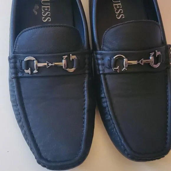 Mens Black Guess Adlers Driving Loafer Dress Shoes Slip-On Size 11 Amazon.com | Guess Men main image 3